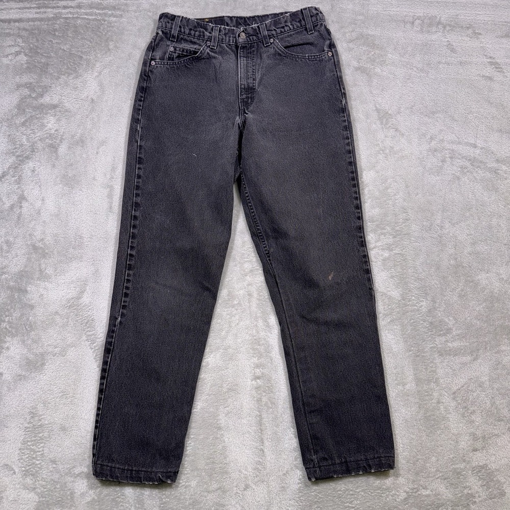 Vintage Levi's 550 Jeans Orange Tab Made in USA Men 32x34 Fit30x30 Tailored Hem